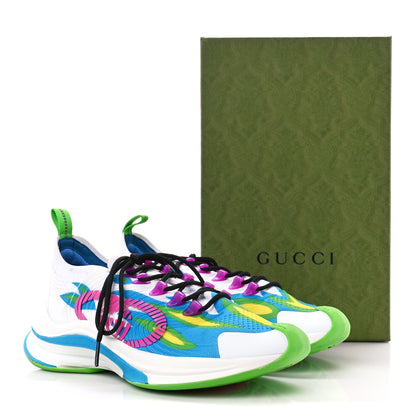 Gucci Technical Knit Fabric Waves Womens Gucci Run Sneakers 39 Multicolor 8 of 8