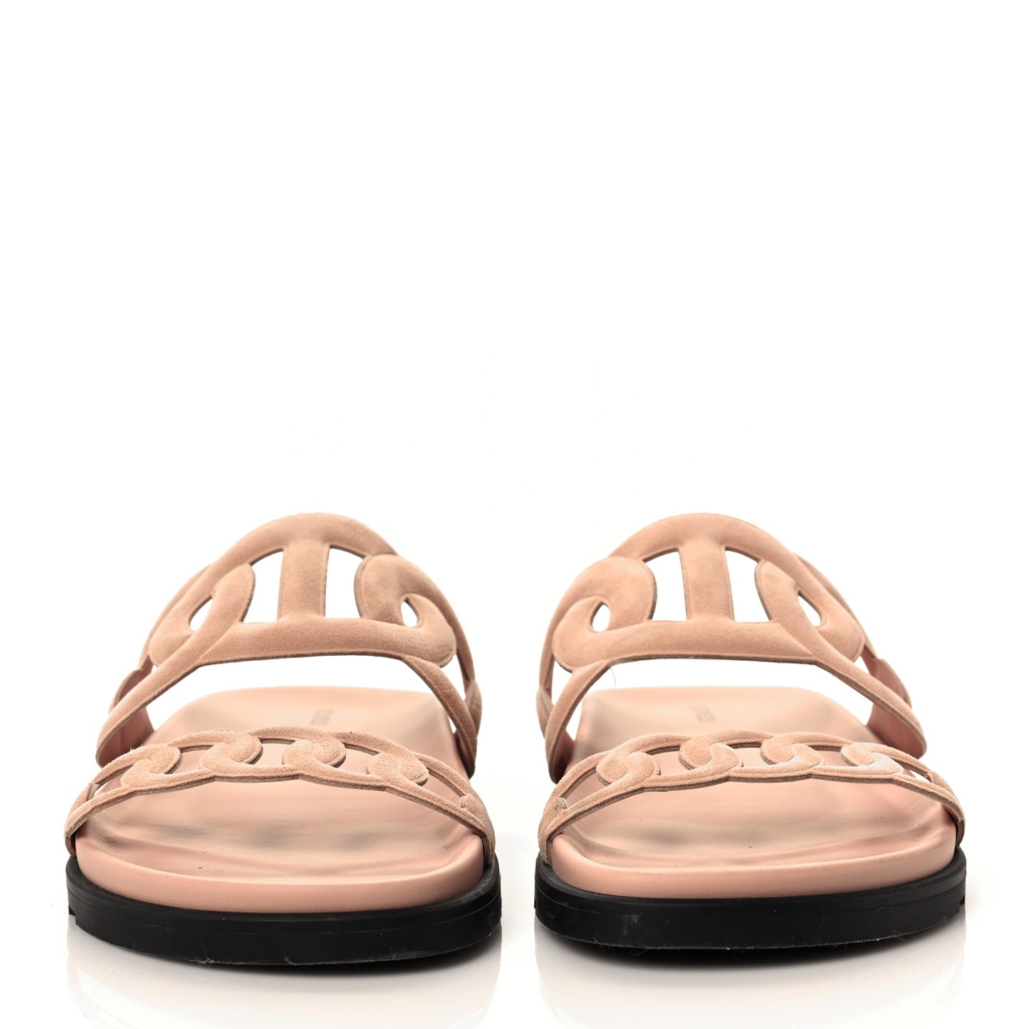 Suede Goatskin Extra Sandals 41 Rose Opaline