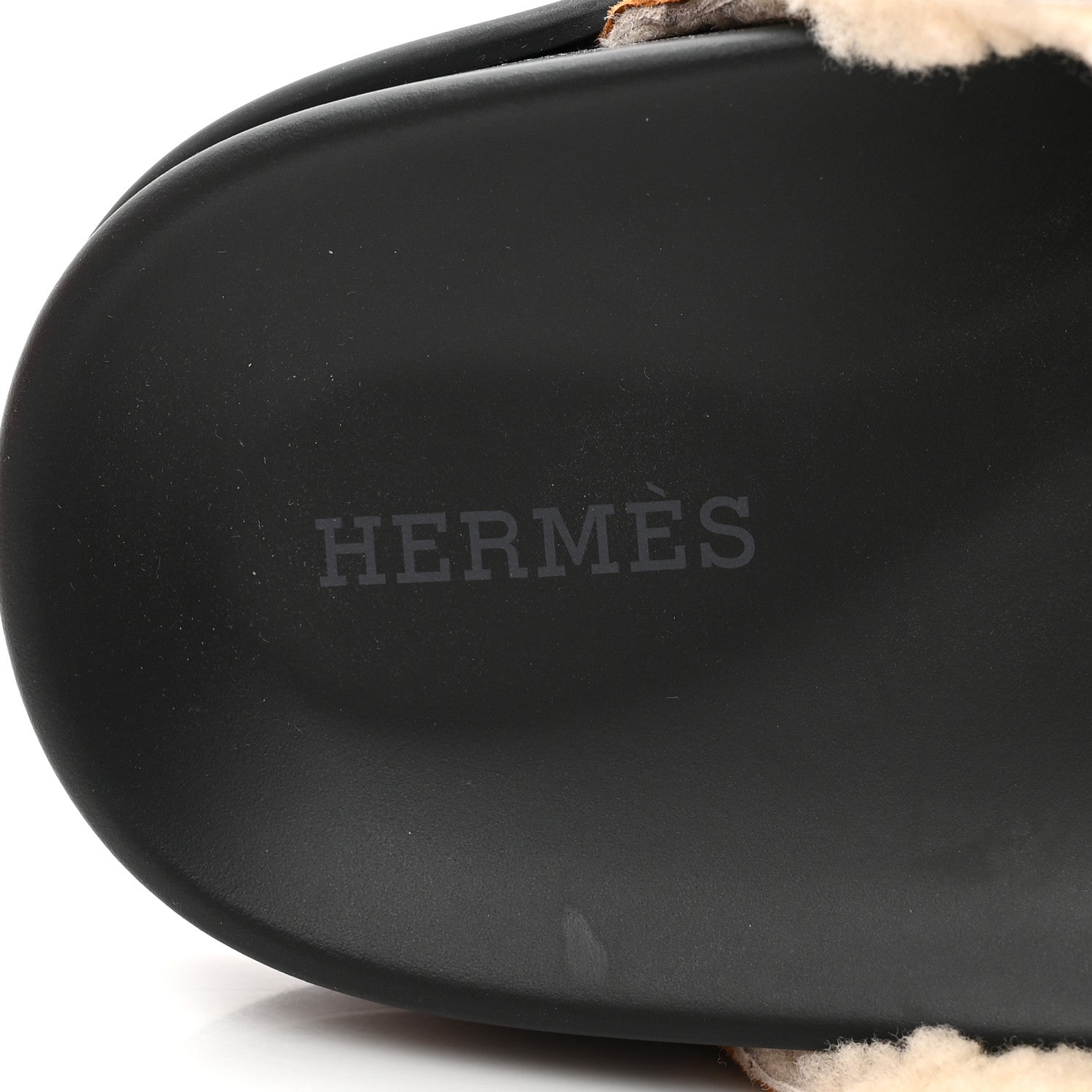 Hermes Suede Goatskin Shearling Go Mules 36 Beige Kraft Ecru 7 of 10