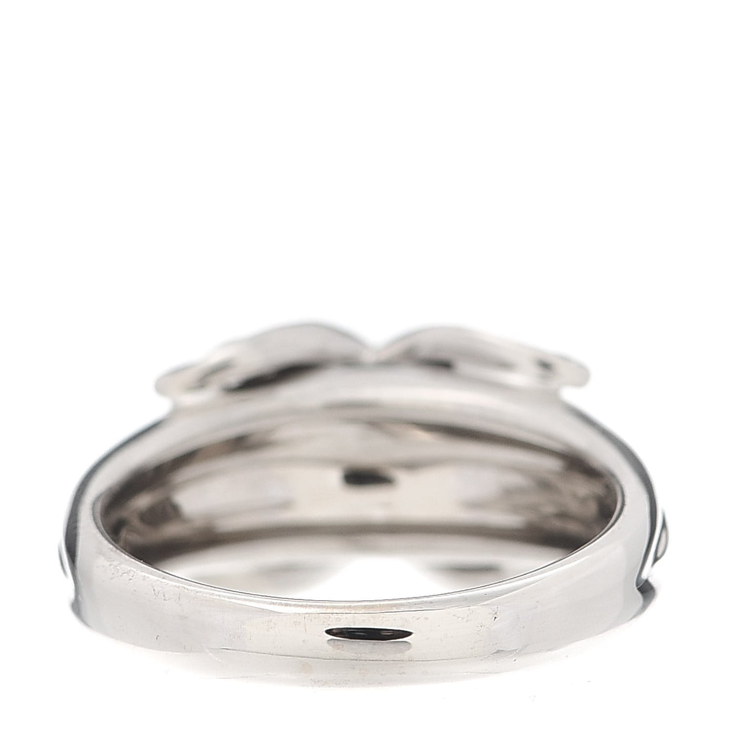18K White Gold Diamond Signature X Ring 49 5