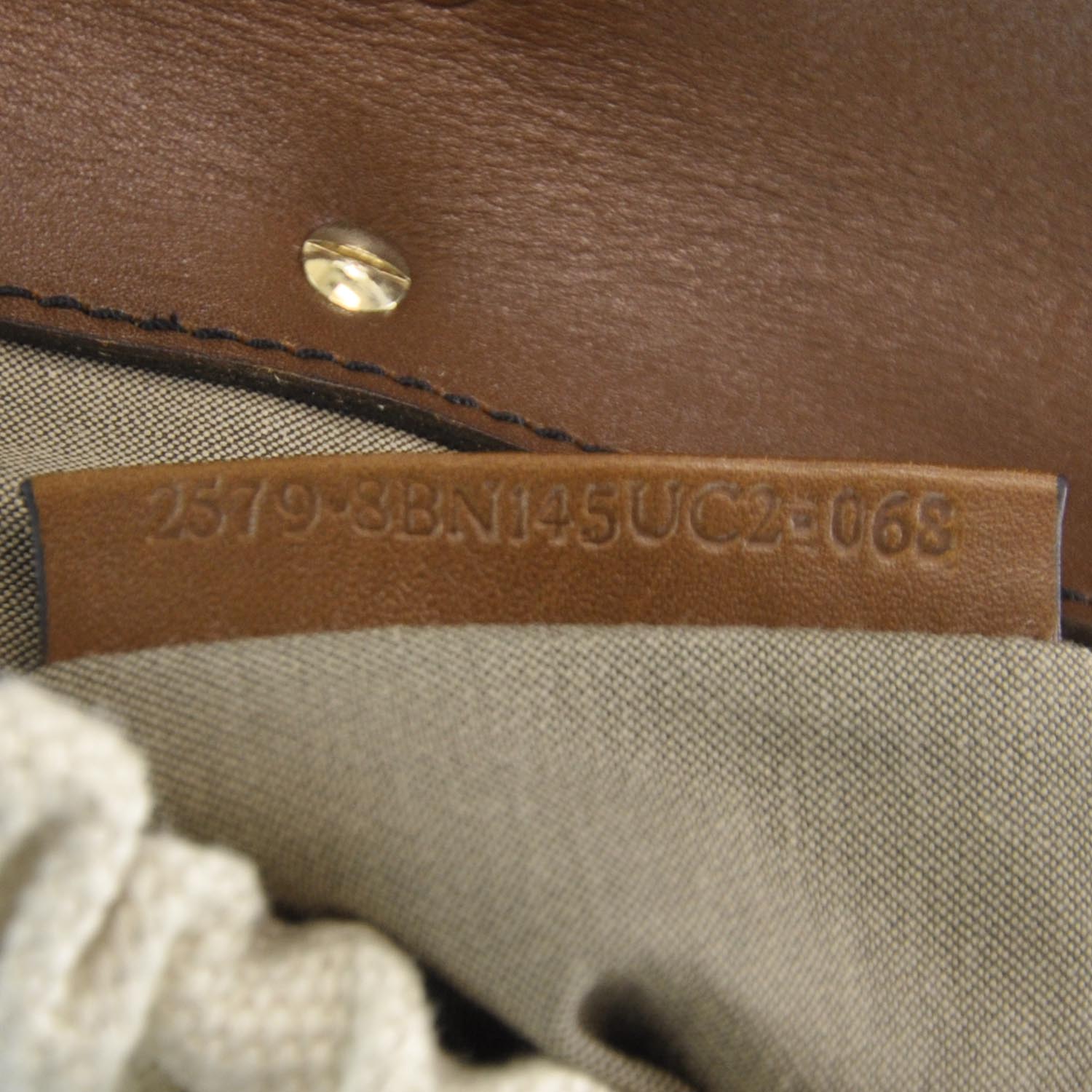 Fendi Canvas Calfskin Medium Magic Bag White Brown 8 of 8
