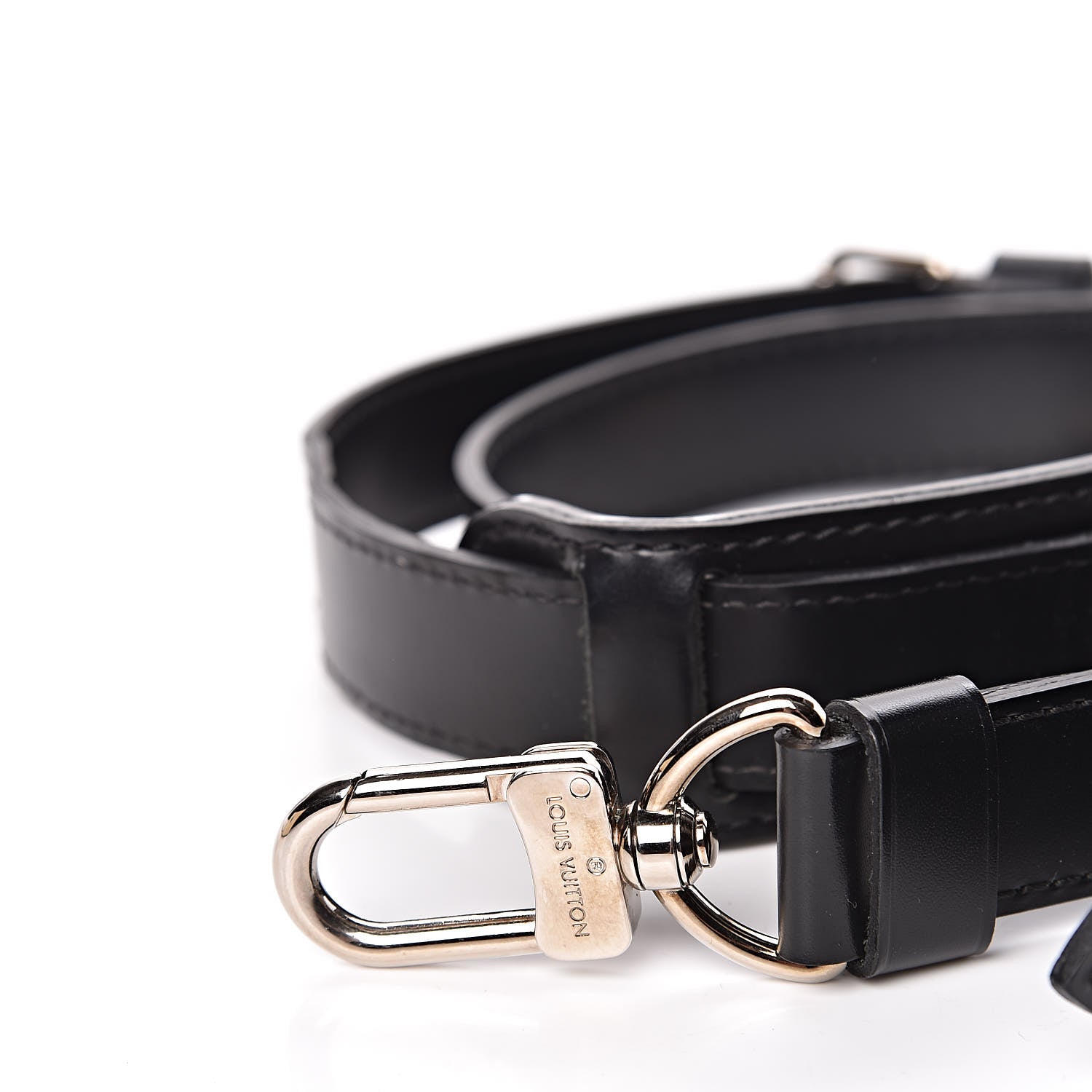 Louis Vuitton Calfskin Adjustable Keepall Bandouliere Shoulder Strap Black 5 of 7
