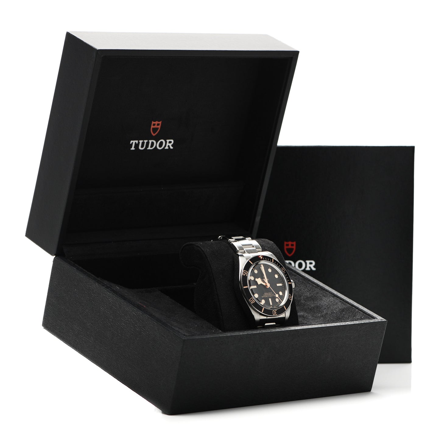 Stainless Steel 39mm Black Bay Fifty Eight Automatic Watch Black 79030N