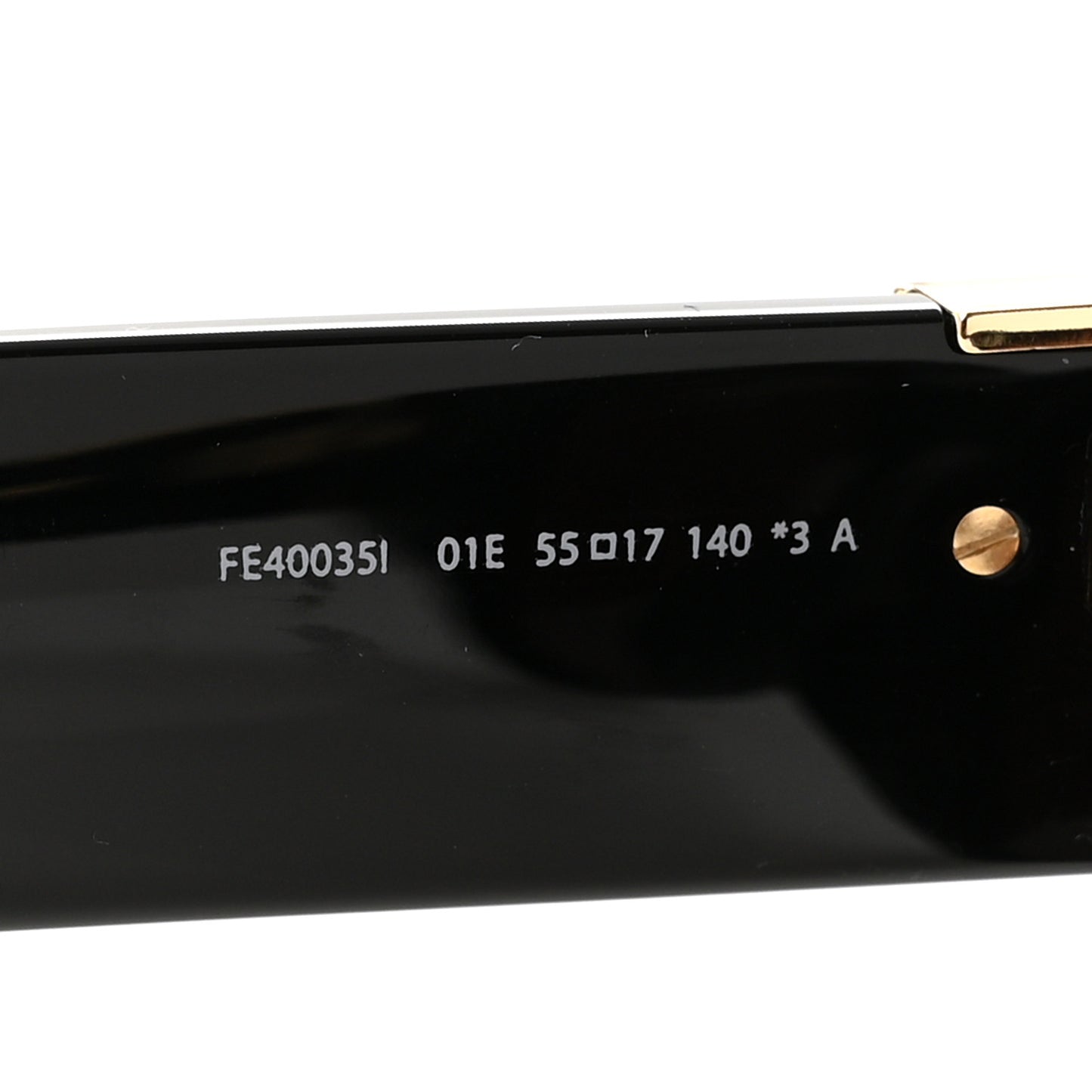 Geometric Sunglasses FE40035I Black