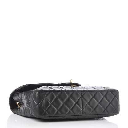 Chanel Lambskin Quilted Medium Single Flap Black 4 of 11