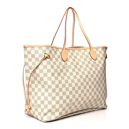Louis Vuitton Damier Azur Neo Neverfull GM Rose Ballerine 4 of 12