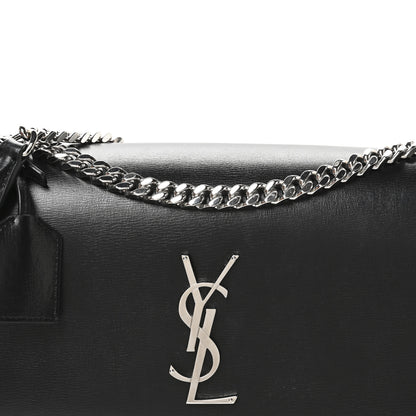 Saint Laurent Calfskin Large Monogram Sunset Black 8 of 12