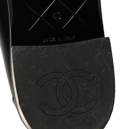 Chanel Calfskin CC Turnlock Moccasins 40 Black 8 of 11