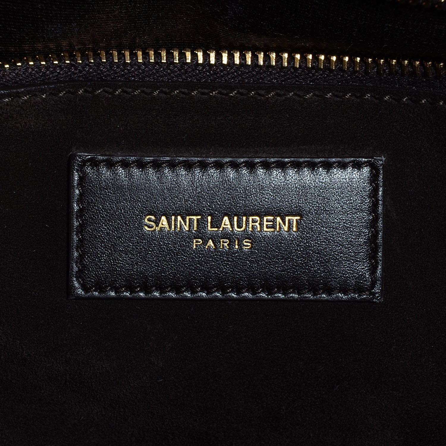 Saint Laurent Calfskin Large Sac de Jour Carryall Dark Brown 6 of 8