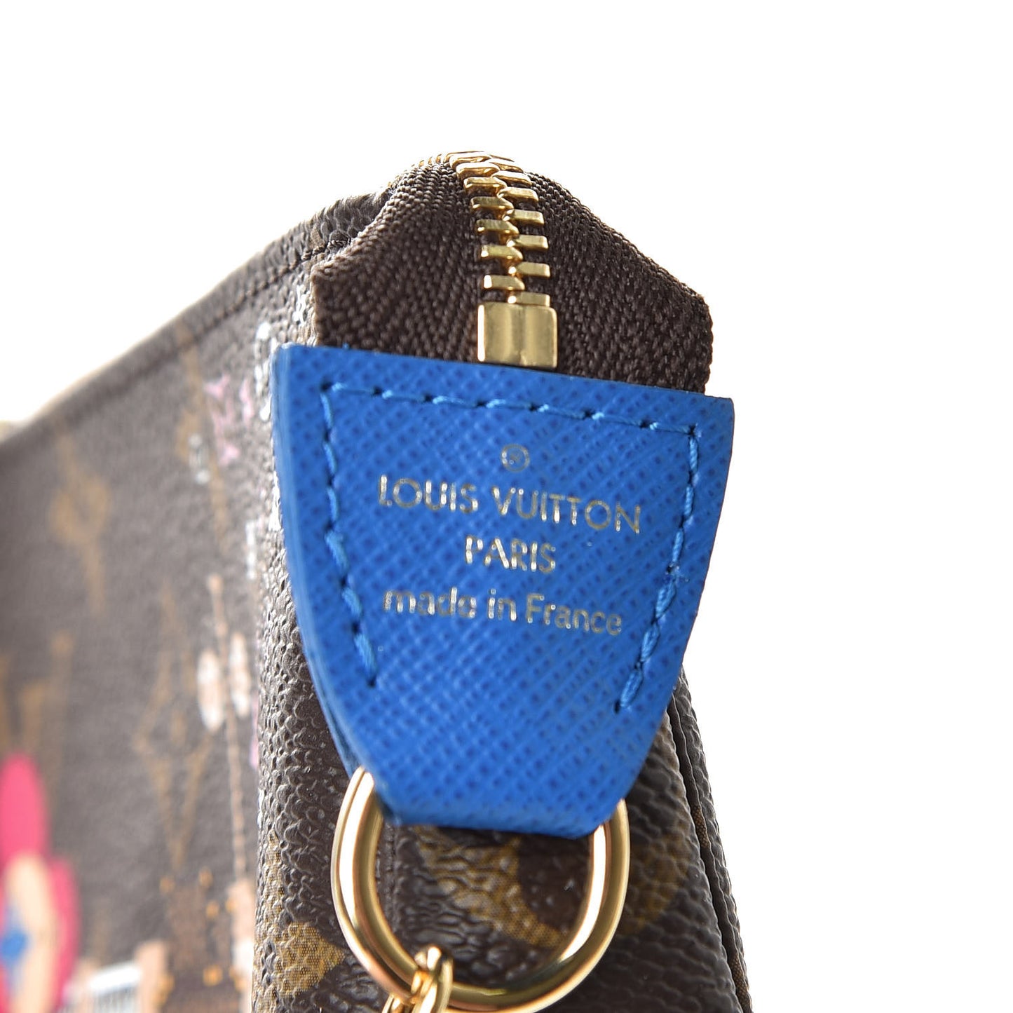 Monogram 2019 Christmas Animation Mini Venice Pochette Accessories Blue