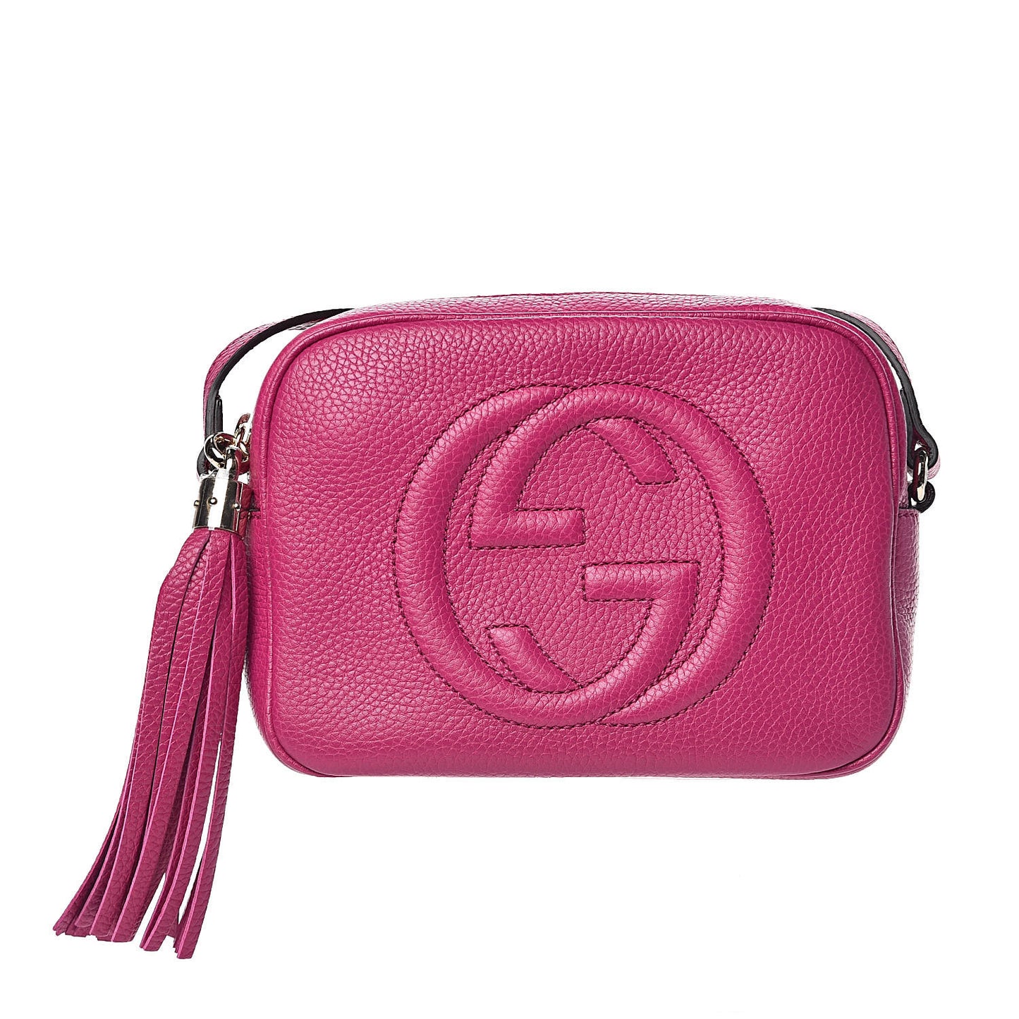 Cellarius Calfskin Small Soho Disco Bag Bright Bouganville