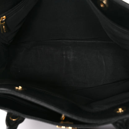 Chanel Calfskin Cerf Executive Shopper Tote Black 6 of 13