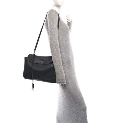Balenciaga Natural Smooth Calfskin Medium Rodeo Top Handle Handbag Grey 2 of 11