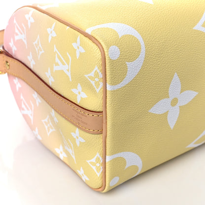 Louis Vuitton Monogram Giant By The Pool Speedy Bandouliere 25 Light Pink 10 of 11