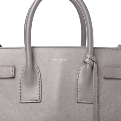 Saint Laurent Calfskin Small Sac De Jour Fog 10 of 12