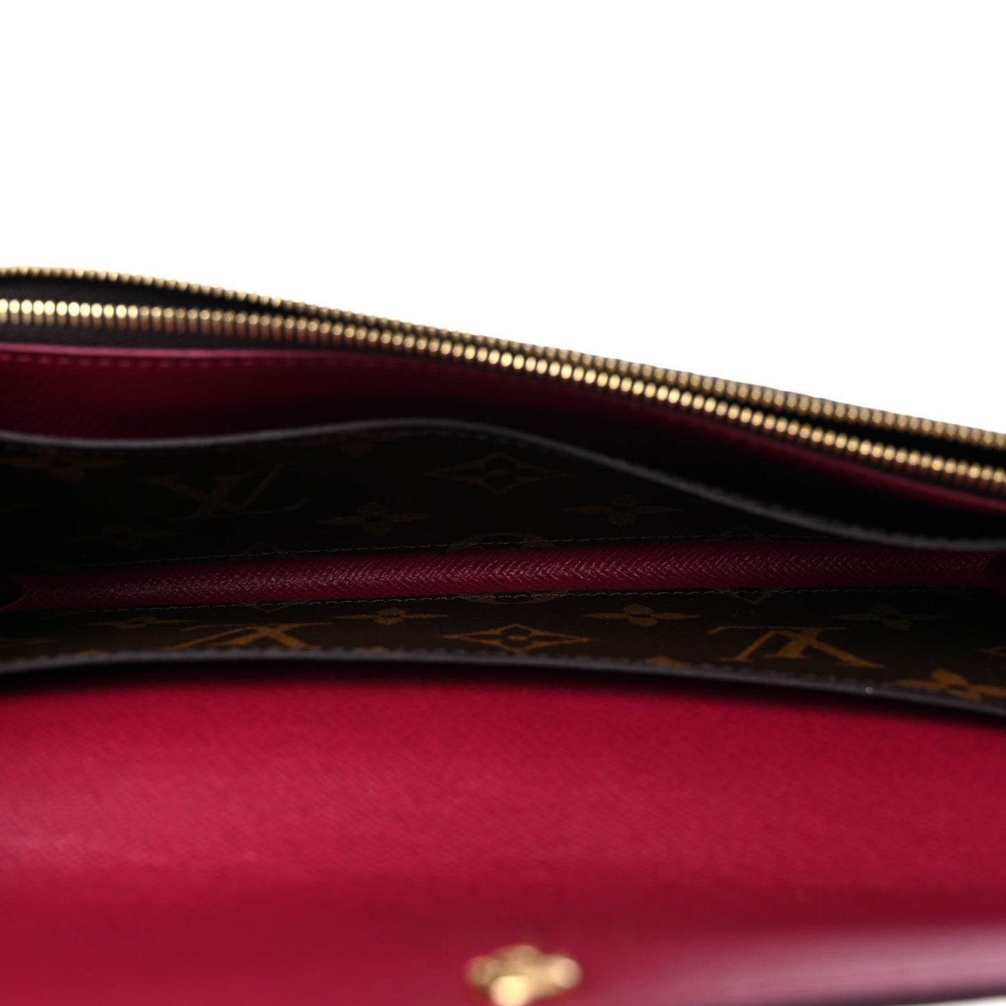 Monogram Emilie Wallet Fuchsia