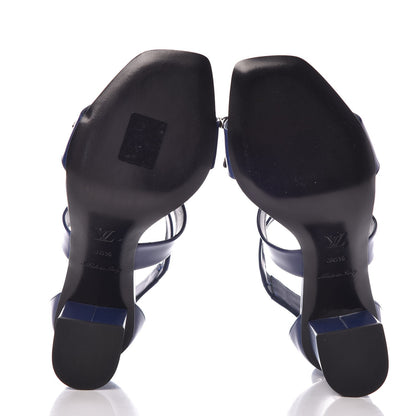 Louis Vuitton Calfskin Westbound Sandal 36.5 Blue Nuit 5 of 9