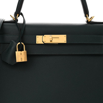 Hermes Epsom Kelly Sellier 28 Vert Cypress 8 of 13