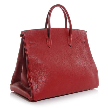 Hermes Fjord Birkin 40 Rouge 3 of 9