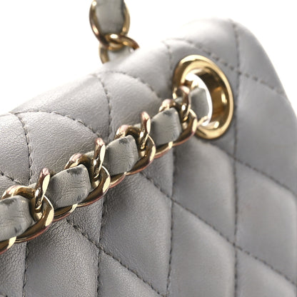 Chanel Calfskin Quilted Small Urban Spirit Backpack Grey 13 of 14