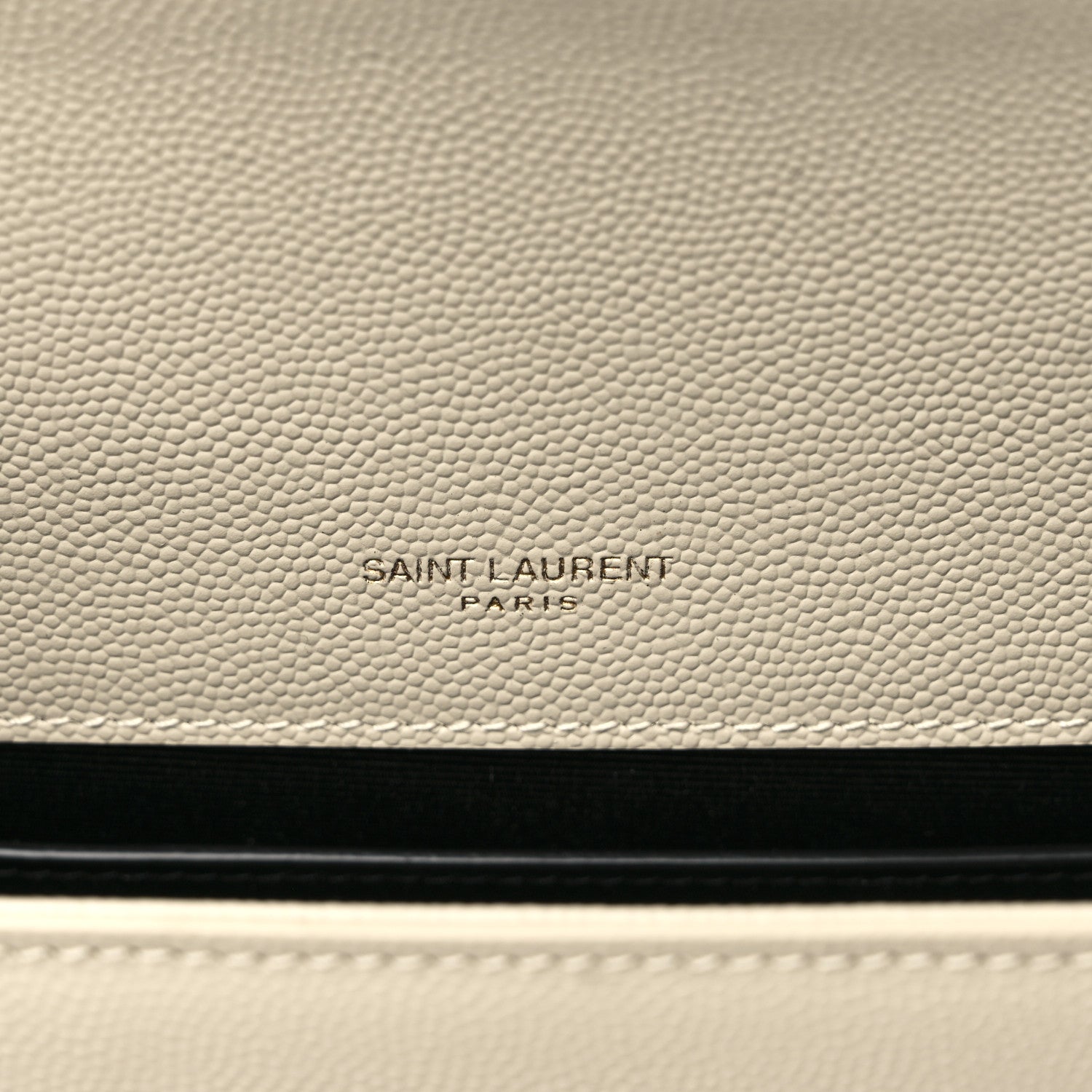 Saint Laurent Grain De Poudre Small Monogram Kate Satchel Crema Soft 5 of 7