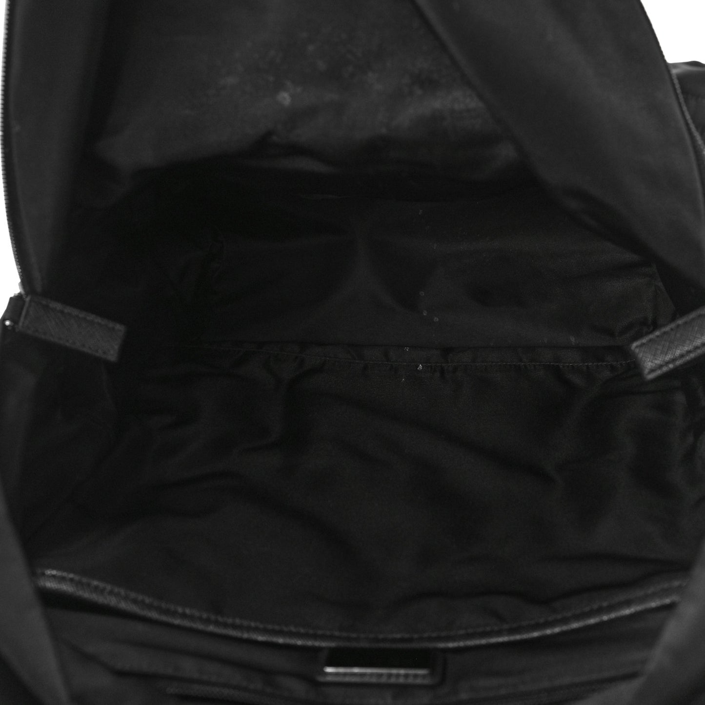 Nylon Tessuto Saffiano Backpack Black