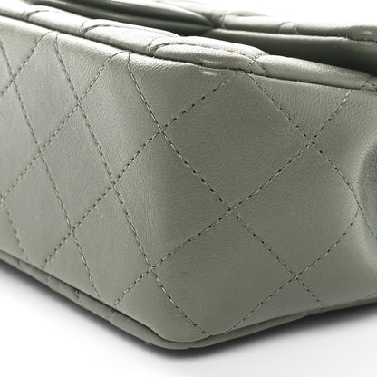 Chanel Lambskin Quilted Mini Rectangular Flap Green 10 of 10
