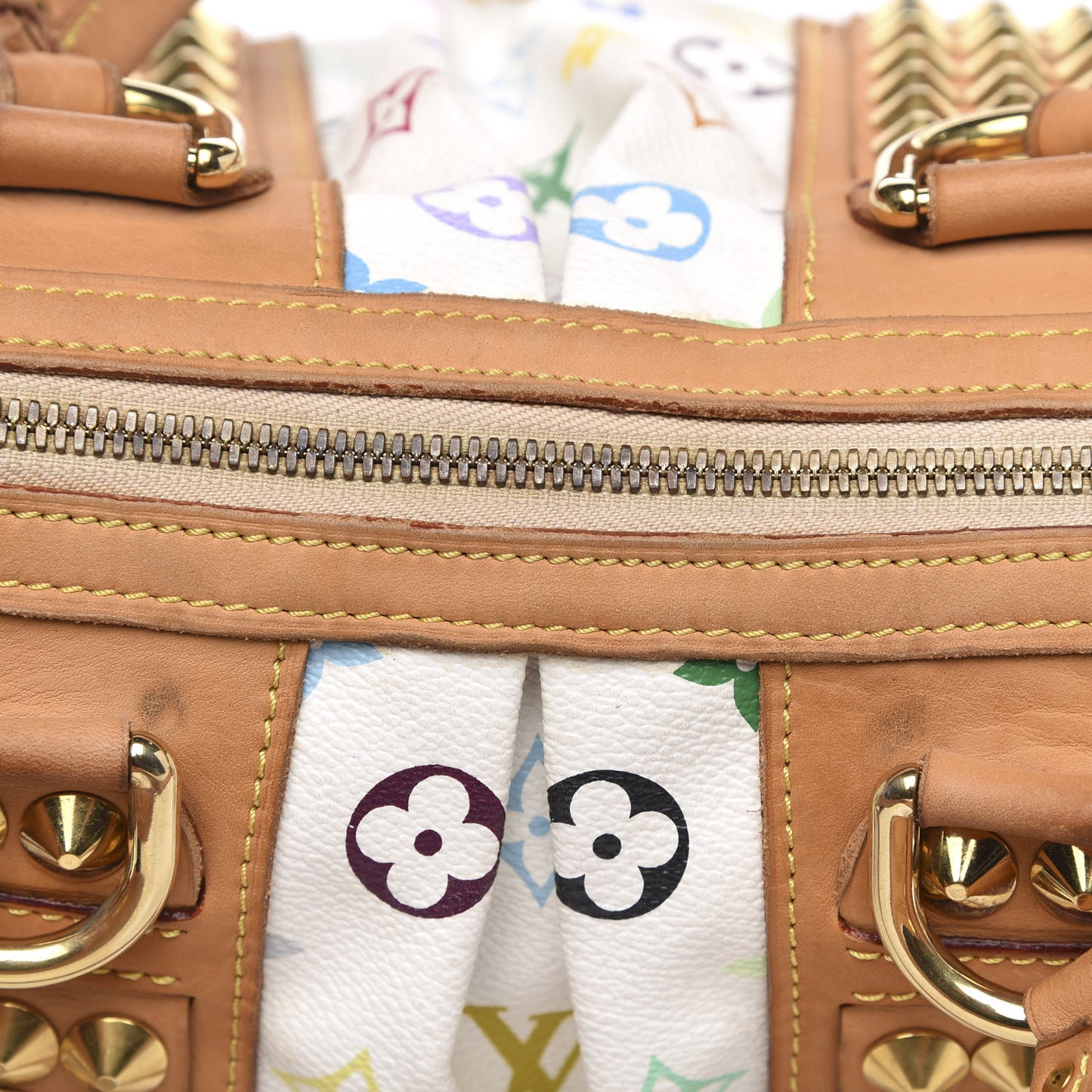 Monogram Multicolor Courtney MM White