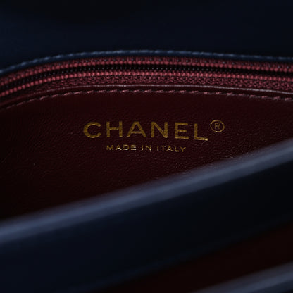 Chanel Lambskin Quilted Small Trendy CC Flap Dual Handle Bag Navy 6 of 11