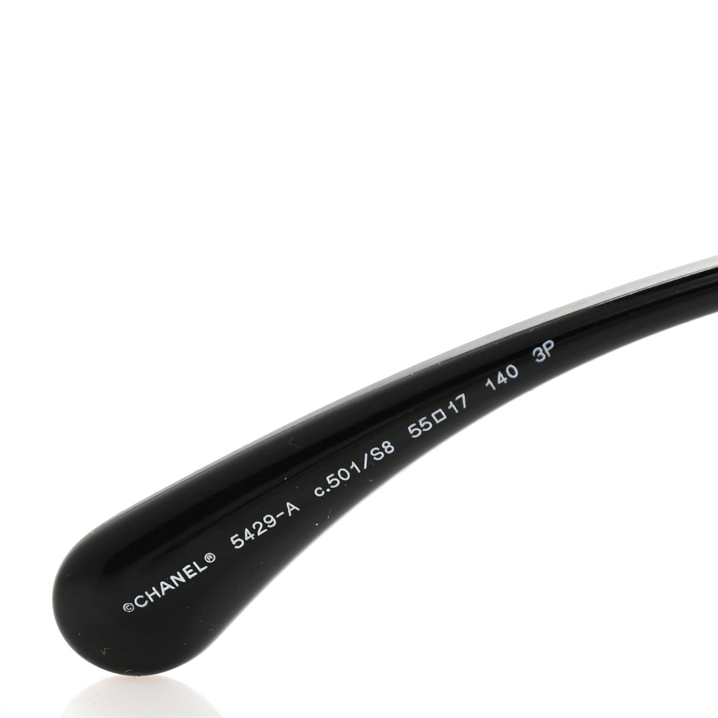 Acetate Butterfly Signature CC Sunglasses 5429-A Black