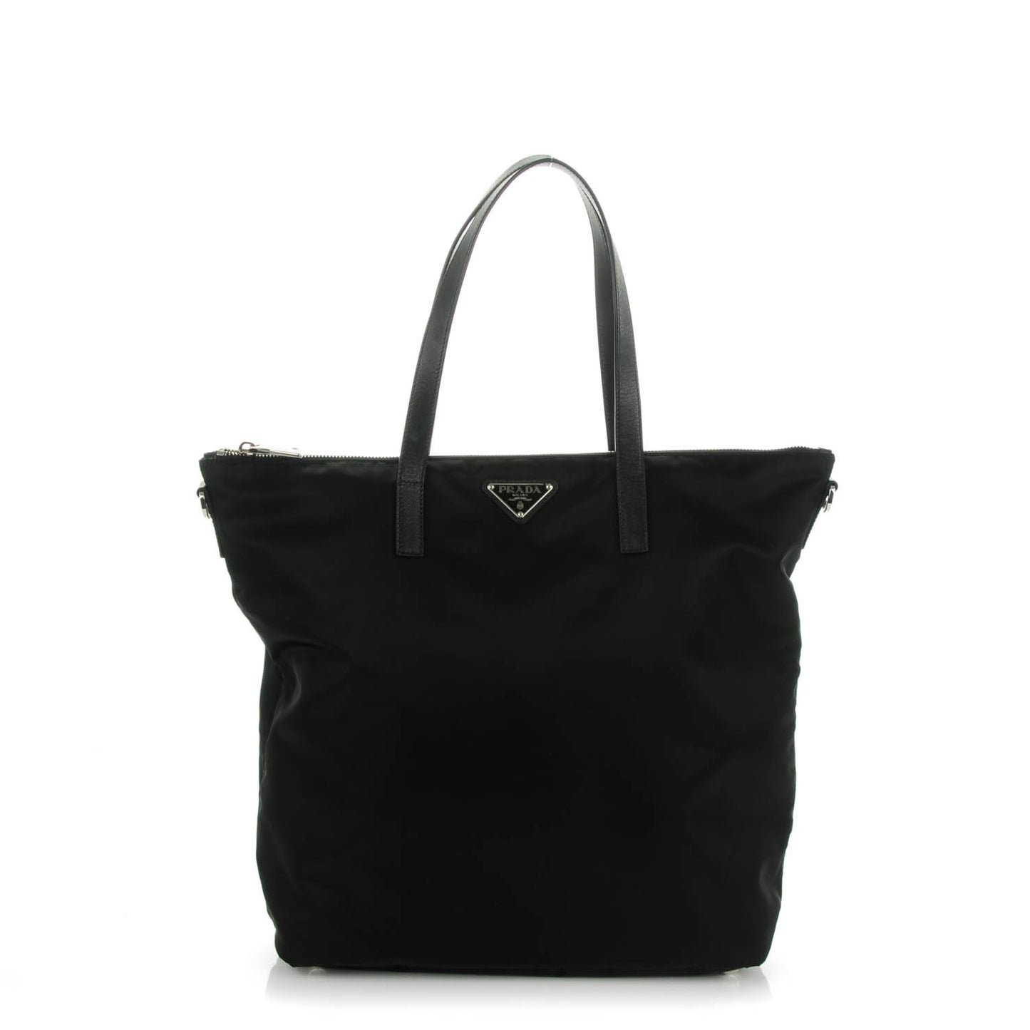 Tessuto Nylon Saffiano Tote Nero Black