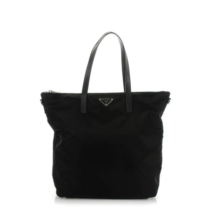 Prada Tessuto Nylon Saffiano Tote Nero Black 1 of 7