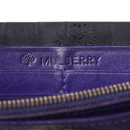 Mulberry Grainy Calfskin Bayswater Wallet Grape 6 of 11