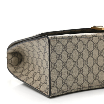 Balenciaga X GUCCI GG Supreme Monogram Medium Hourglass Top Handle Bag Beige Ebony 8 of 9