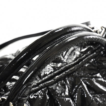Miu Miu Patent Leather Large Patchwork Tote Black 6 of 11