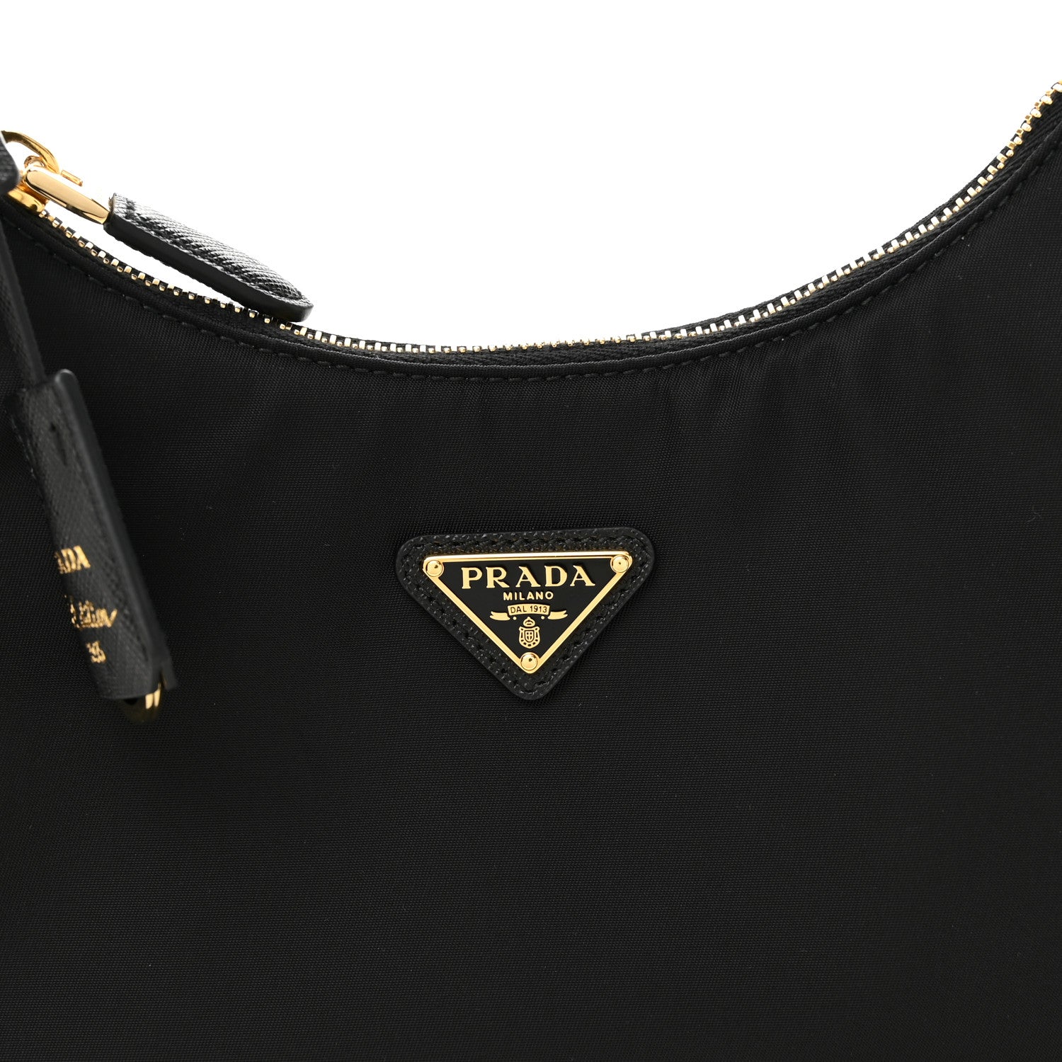 Prada Tessuto Nylon Saffiano Mini Re-Edition 2005 Bag Black 7 of 9