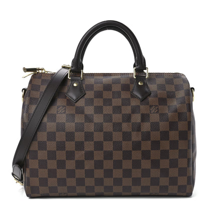 Louis Vuitton Damier Ebene Speedy Bandouliere 30 1 of 11