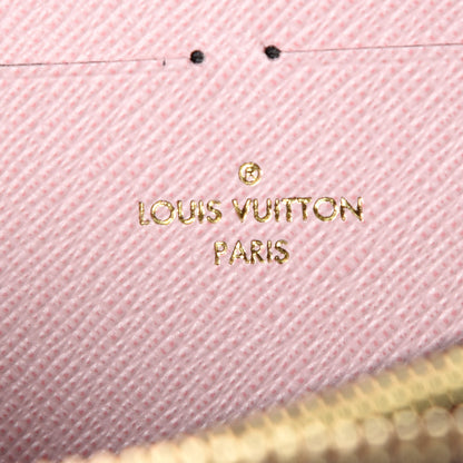 Louis Vuitton Monogram Clemence Wallet Rose Ballerine 6 of 8