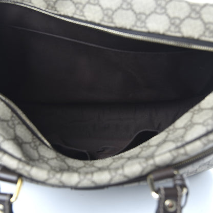 Gucci GG Plus Monogram Medium Travel Bag Dark Brown 5 of 8