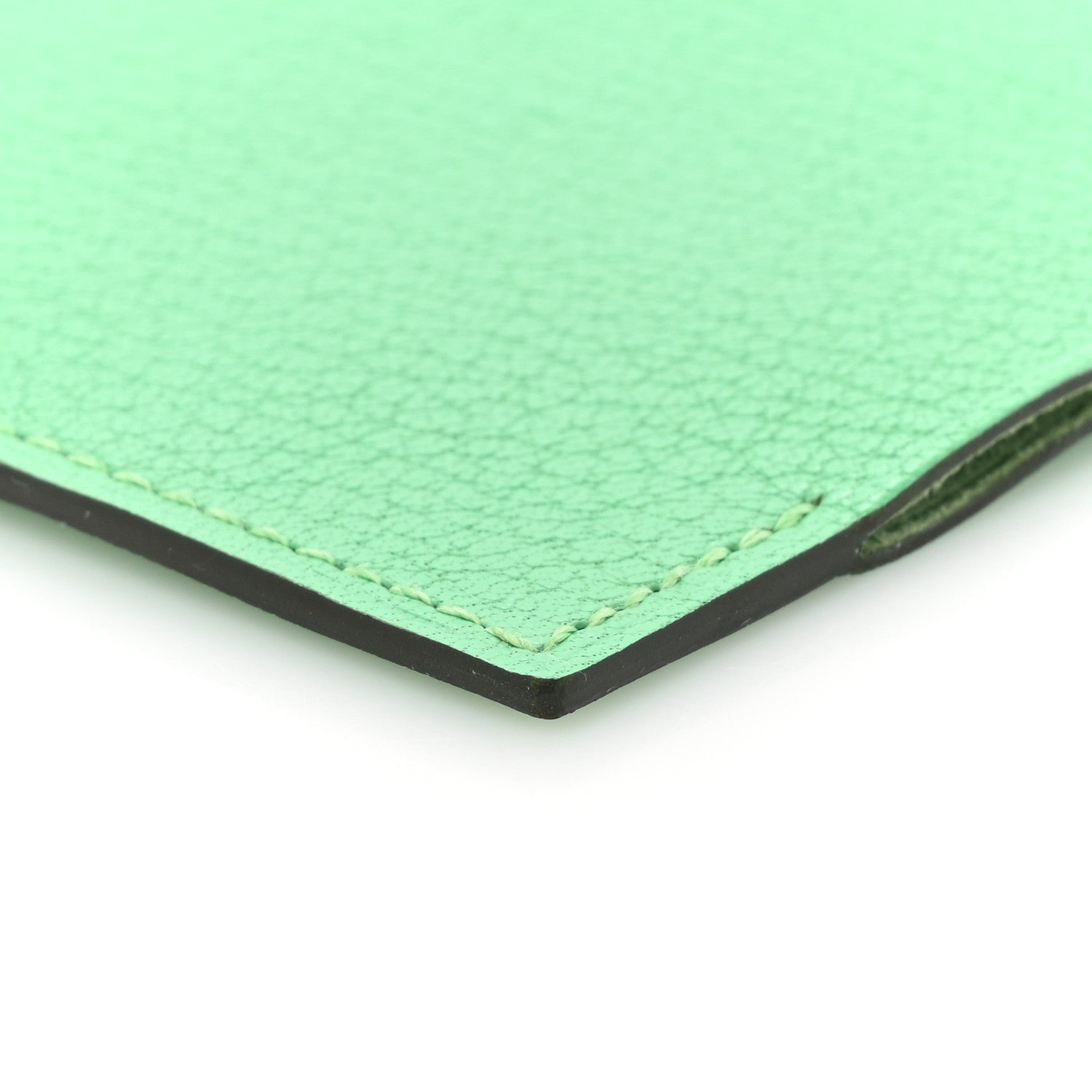 Hermes Chevre Chamkila Tarmac PM Passport Holder Vert Comics 7 of 9