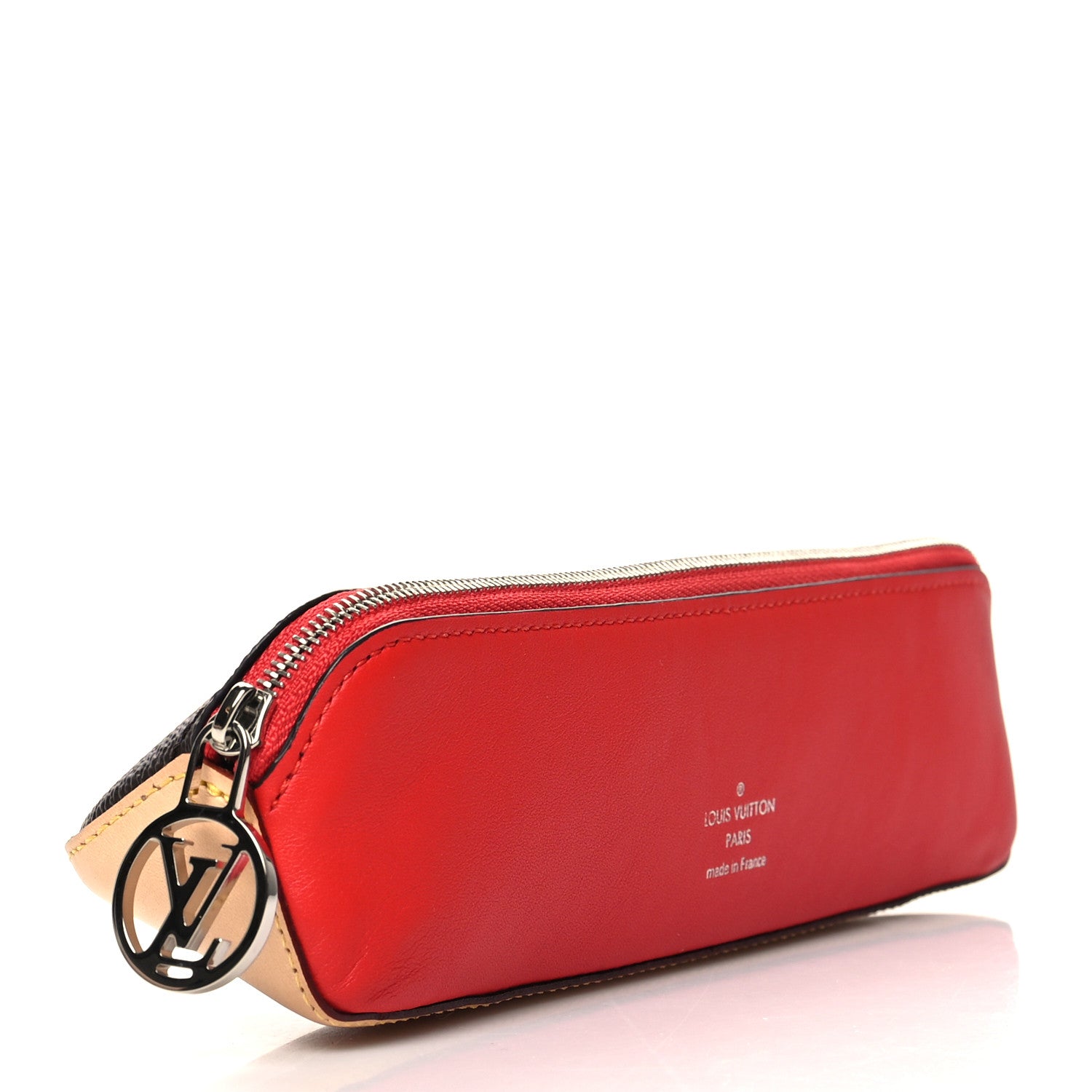 Louis Vuitton Monogram Elizabeth Pencil Pouch Red 3 of 10
