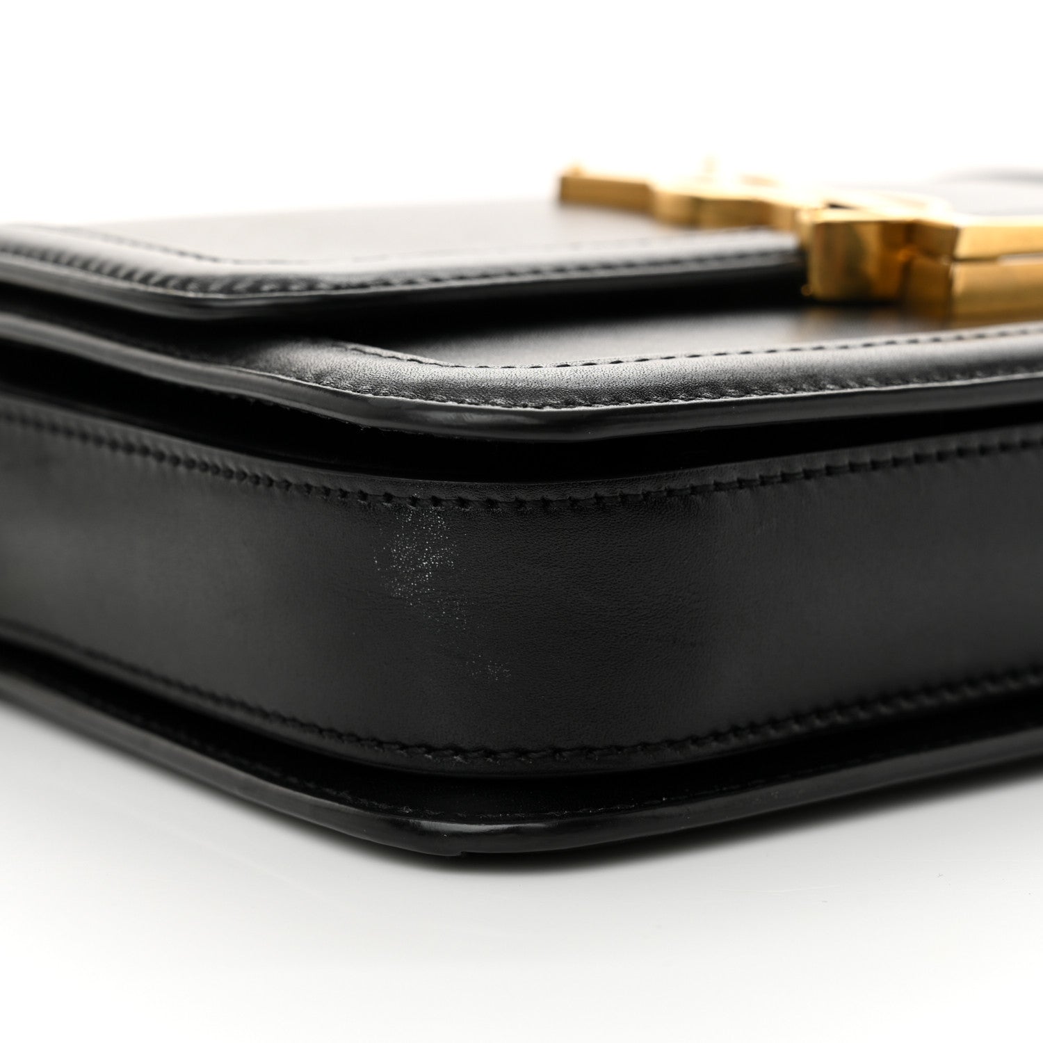 Saint Laurent Smooth Calfskin Small Solferino Satchel Black 9 of 14