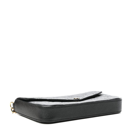 Louis Vuitton Empreinte Pochette Felicie Chain Wallet Black 5 of 13