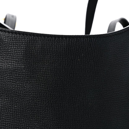 Burberry Grainy Calfskin House Check Small Canterbury Black 12 of 15
