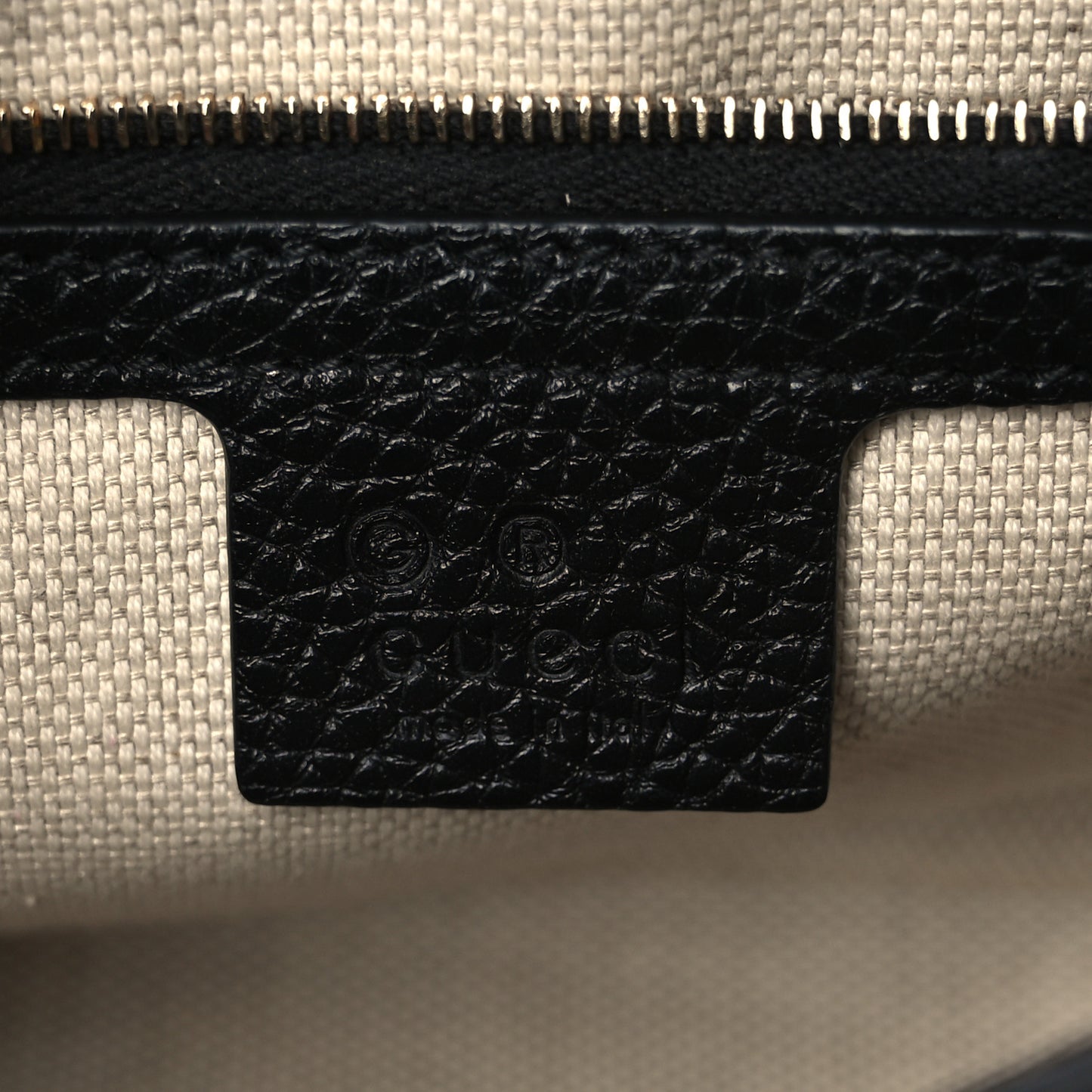 Pebbled Calfskin Medium Soho Flap Crossbody Black
