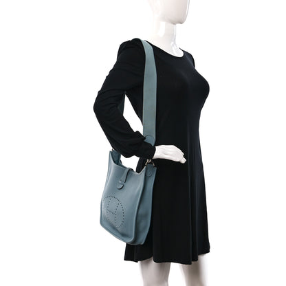 Hermes Taurillon Clemence Evelyne PM Ciel 2 of 8