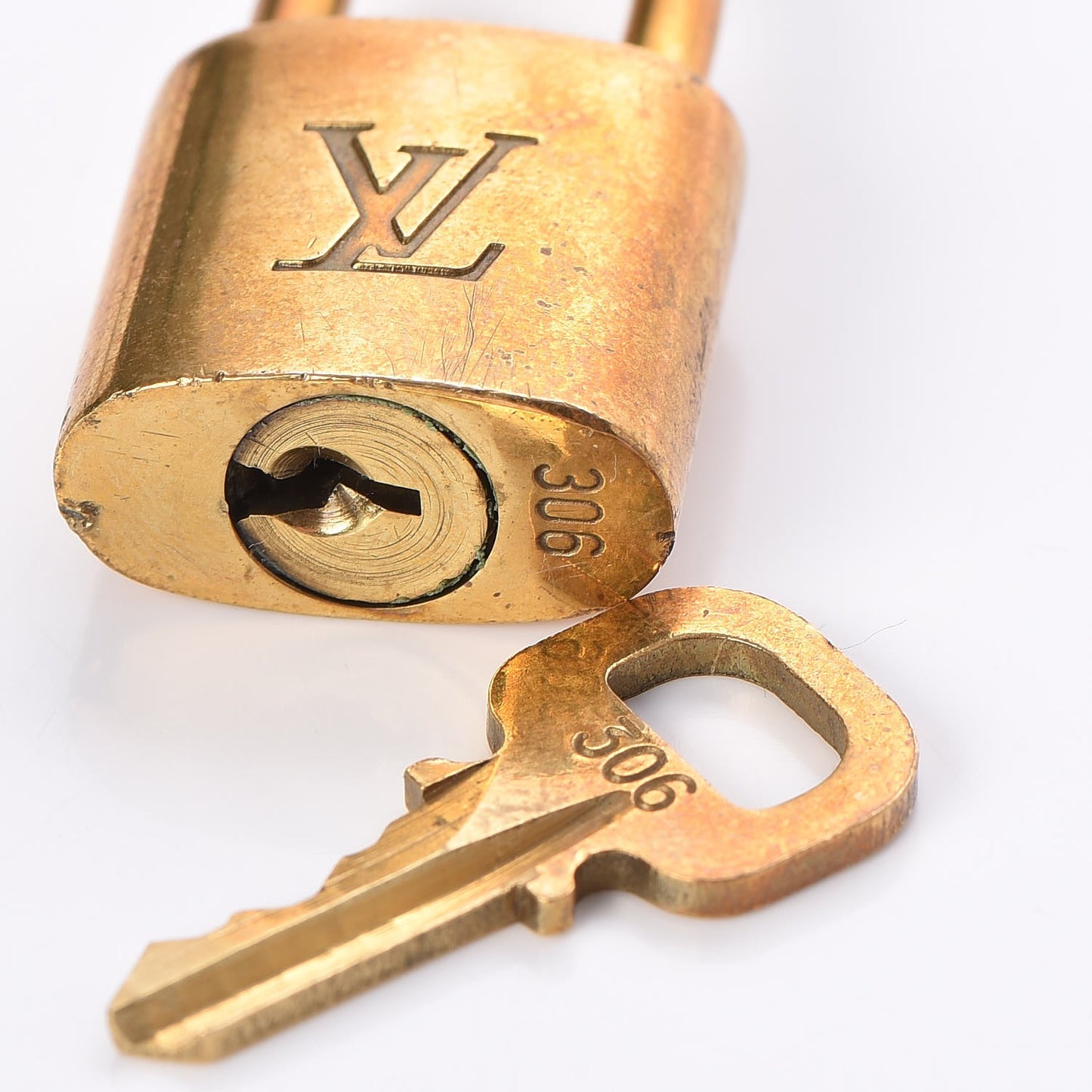 Brass Lock and Key Set #306