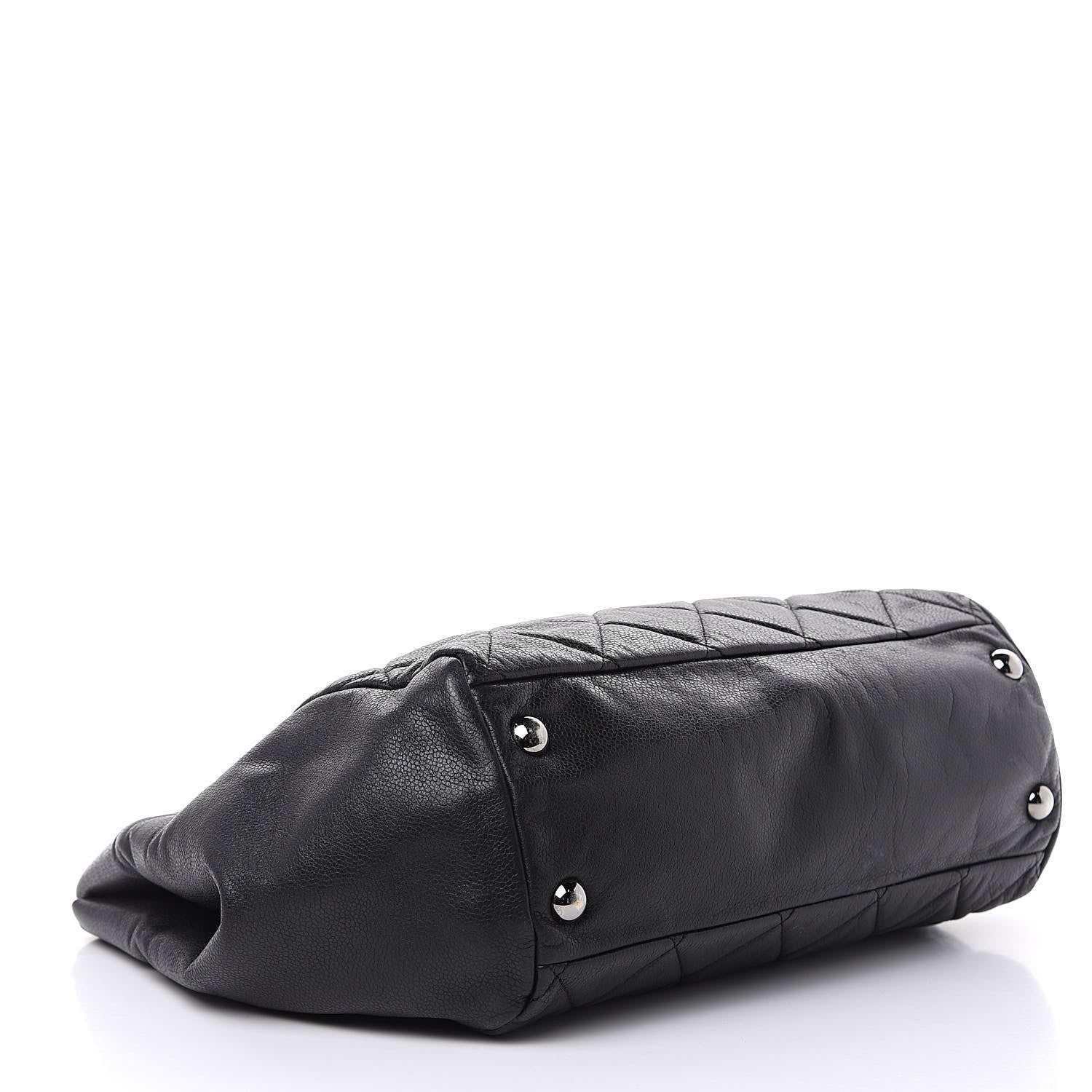 Chanel Soft Caviar Quilted Large Cells Tote Black 4 of 13