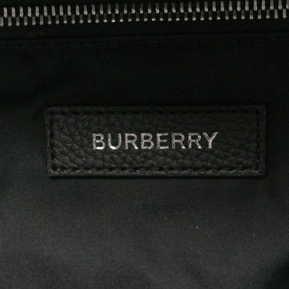 Burberry Calfskin Logo Embossed Backpack Black 5 of 8