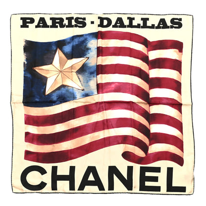 Chanel Silk Paris Dallas Square Scarf 1 of 3